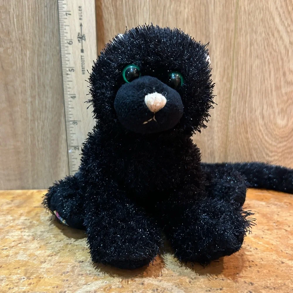 Ganz Webkinz Black Plush Cat 8